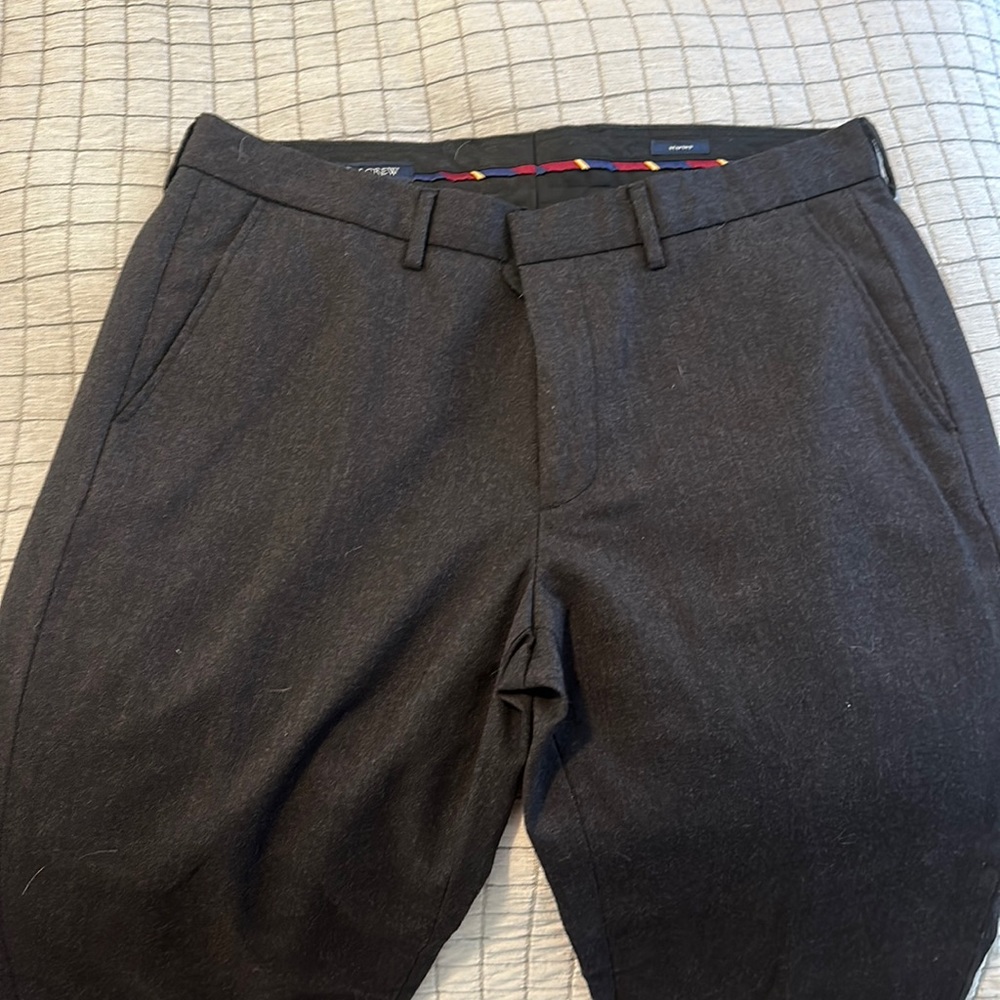 Dark grey wool pants